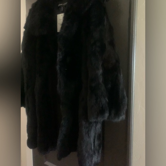 Natural Rabbit Fur Coat - Picture 2 of 3